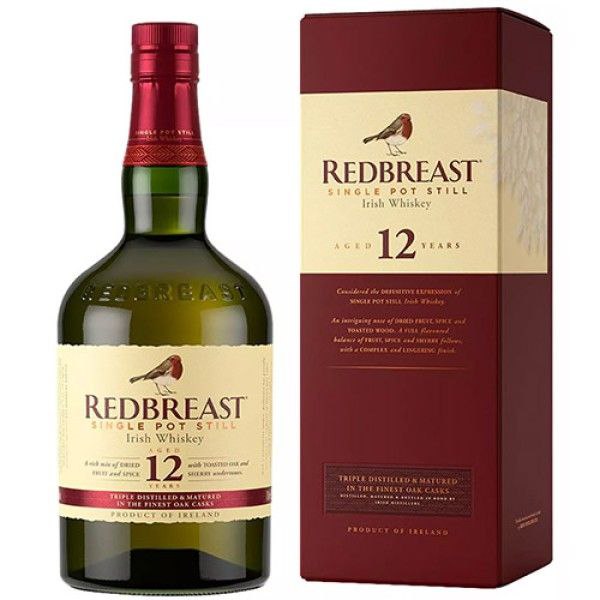 Віскі Redbreast 12 y.o. 40% 0.7 л gift box